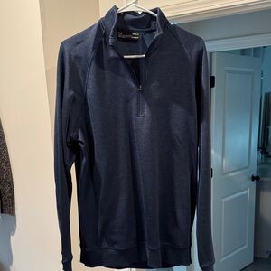 Under Armour Men's Dark Blue Zip-Up Sweater